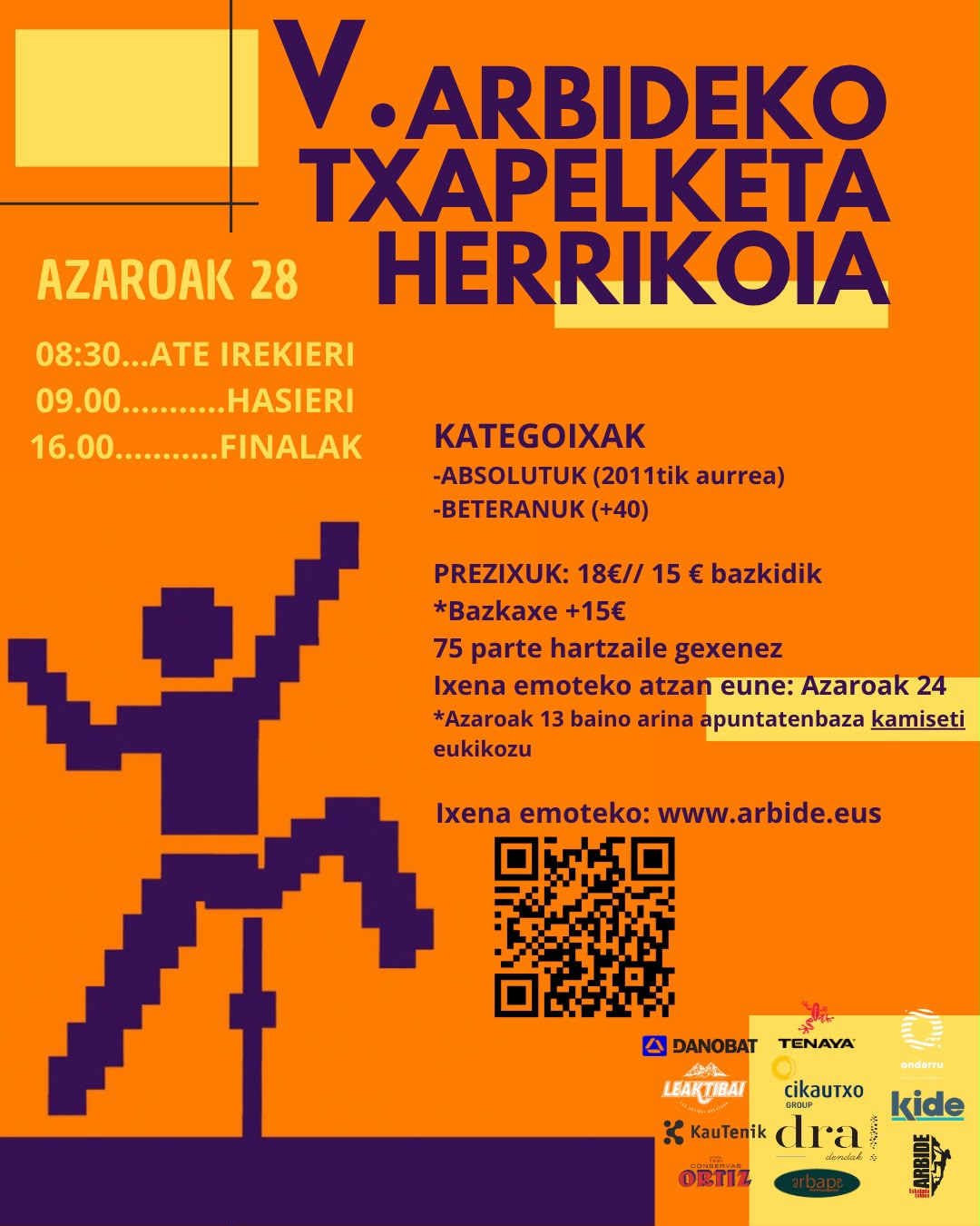 Gazteen bloke txapelketa herrikoia 2026